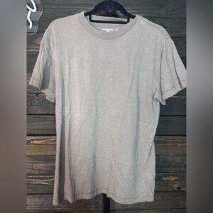 Abercrombie & Fitch Men's Crew Neck Tee in Taupe Beige
